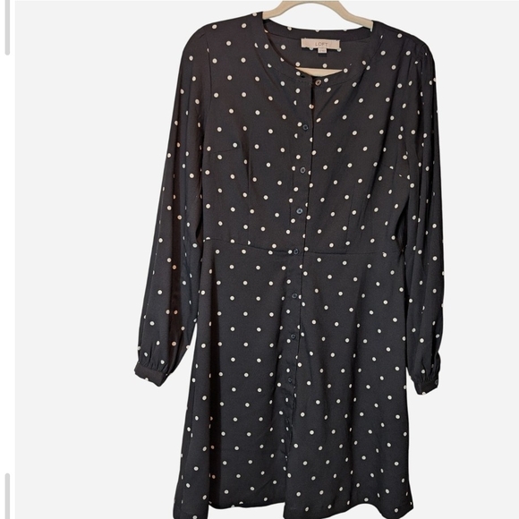 Pre-owned Polka Dot Black Dress - Picture 3 of 7